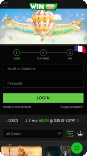 WinOui Casino Login: Access Your Account